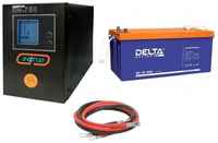 Солармск Инвертор (ИБП) Энергия ПН-750 + Аккумуляторная батарея Delta GX 12-200