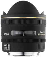 Объектив Sigma AF 10mm f / 2.8 EX DC HSM Fisheye Canon EF-S, черный