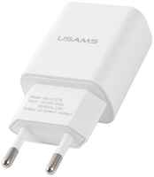 Сетевое зарядное устройство USAMS - (Модель T21 Charger kit) 1 USB T18 2,1A + кабель Lightning 1m, (T21OCLN01)
