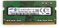 Оперативная память 4 ГБ 1 шт. Samsung DDR3 1R8 1600 SO-DIMM 4Gb 12800 Мб/с (M471B5173BH0-CK0 )