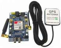 Модуль GSM/GPRS + GPS + Bluetooth GSMIN SIM808 с антеннами