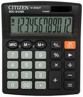 Калькулятор бухгалтерский Citizen SDC-812NR черный 12-разр