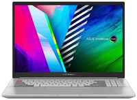 16″ Ноутбук ASUS Vivobook Pro 16 N7600PC-KV133 2560x1600, Intel Core i5 11300H 3.1 ГГц, RAM 8 ГБ, DDR4, SSD 512 ГБ, NVIDIA GeForce RTX 3050, DOS, 90NB0UI3-M001F0, серебристый