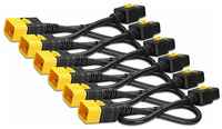 APC Кабель Power Cord Kit (6 pack), Locking, iec 320 C19 to iec 320 C20, 16A, 208 / 230V, 1,8m AP8716S