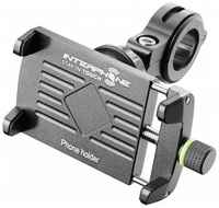 Алюминиевый универсальный держатель Interphone для смартфонов диагональю до 6.2 на трубчатый руль