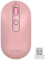 Беспроводная компактная мышь A4Tech Fstyler FG20S, розовый