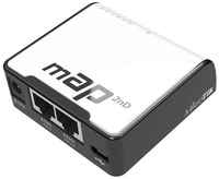 Wi-Fi роутер MikroTik mAP 2nD, белый / черный