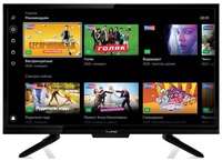 Телевизор LED Yuno 24″ ULX-24TCS221 YaOS черный HD 50Hz DVB-T2 DVB-C DVB-S DVB-S2 WiFi Smart TV (RUS)