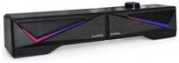 Саундбар-Акустическая система 2.0 ExeGate Allegro 170 (питание USB, Bluetooth, 2х3Вт (6Вт RMS), 60-20000Гц, RGB подсветка, с возможностью трансформации в саундбар, Color Box) EX289691RUS