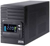 POWERCOM Источник бесперебойного питания Powercom Smart King Pro+ SPT-1000, Line-Interactive, LCD, 1000VA/800W, SNMP Slot, black (1152559)