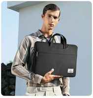 Сумка для ноутбука WiWU ViVi Laptop Handbag для Macbook 14″, водонепроницаемая - Черный