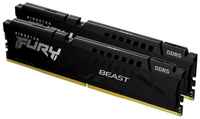Комплект оперативной памяти Kingston KF552C40BBK2-64 64GB 5200MT / s DDR5 CL40 DIMM (Kit of 2) FURY Beast Black