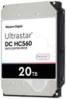 Жесткий диск Western Digital 3.5″ 20TB WD Ultrastar DC HC560 SATA 6Gb/s, 7200rpm, 512MB, 0F38755, 512e/4Kn