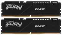 Модуль памяти Kingston 16GB DDR5 5600 DIMM FURY Beast XMP Gaming Memory KF556C40BBK2-16 Non-ECC, CL40, RTL