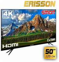 Телевизор Erisson D-LED Slim 50ULES910T2SM 50″ (125 см) SMART с Wi-Fi, Android9.0