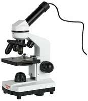 Микромед Микроскоп школьный Эврика 40х-1600х с видеоокуляром