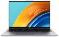 Ноутбук Huawei MateBook D 16 2023 RLEFG-X Space Gray 53013RUF (16″, Core i9 13900H, 16Gb /  SSD 1024Gb, Iris Xe Graphics eligible) Серый