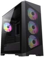 Компьютерный корпус mATX, без блока питания /  Gamemax Destroyer MB mATX case, black, w / o psu, w / 1xUSB3.0+2xUSB2.0, Combo Audio, w / 3x12cm FRGB front fan