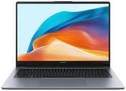 Ноутбук Huawei MateBook D MDF-X, 14″, IPS, Intel Core i3 1215U, DDR4 8ГБ, SSD 256ГБ, Intel UHD Graphics, серый космос (53013ufc)