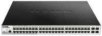 D-Link PROJ Managed L2 Metro Ethernet Switch 48x1000Base-T PoE, 4x1000Base-X SFP, PoE Budget 740W, Surge 6KV, CLI, RJ45 Console, Dying Gasp