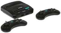 Sega Retro Genesis MixSD 8+16Bit + 350 игр AV кабель, microSD слот, 2 проводных джойстика ConSkDn109 568088
