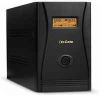 Exegate ИБП Exegate EX292630RUS ExeGate SpecialPro Smart LLB-2000. LCD. AVR.1SH.2C13. RJ. USB