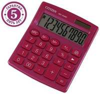 Калькулятор настольный Citizen 10-ти разрядный 102 х 124 х 25 мм, 2-е питание
