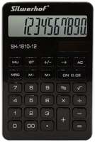 Калькулятор настольный Silwerhof SH-1810-12 черный 12-разр