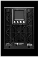 CyberElectro ИБП Сайбер Электро Двойное преобразование 1000 ВА, черный, напольный, USB\ / RS-232, с многофункциональной консолью управления