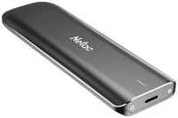 Внешний SSD SSD External Netac 250Gb ZX (USB3.2 Gen2 Type C, up to 1050 / 950MBs, 105х34х10.5mm, 36.5g, Aluminium) Black