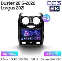 Магнитола Teyes CC3 2K для Renault Duster 2015-2020 9″ 3 / 32 Gb