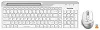 A-4Tech Клавиатура + мышь A4Tech Fstyler FB2535C клав: белый серый мышь: белый серый USB беспроводная Bluetoot