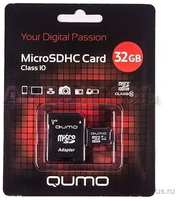 Карта памяти , secure digital micro 32gb, sdhc, class 10 qumo 17559