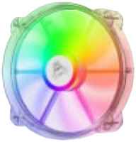 Вентилятор для корпуса ALSEYE CF200, серый / RGB