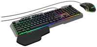 Oklick Клавиатура + мышь GMNG 700GMK клав: черный мышь: черный USB Multimedia LED (1533156)