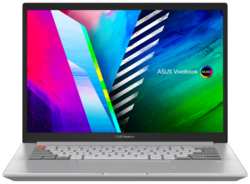 14″ Ноутбук ASUS Vivobook Pro 14 OLED M7400QE-KM117 2880x1800, AMD Ryzen 7 5800H 3.2 ГГц, RAM 16 ГБ, DDR4, SSD 512 ГБ, NVIDIA GeForce RTX 3050 Ti, без ОС, RU, 90NB0V51-M004H0, черный