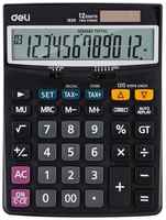 Калькулятор настоль. полнораз. БУХ. Deli E1630,12р, дв. пит, 188x140мм
