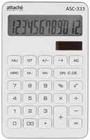 Калькулятор настоль. компакт Attache Selection ASС-333,12р, дв. пит,170x108бел