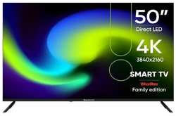 Телевизор Topdevice TDTV50BS06U, 50″, 3840x2160, DVB-T2/C/S2, HDMI 3, USB 2, Smart TV