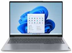 Ноутбук Lenovo ThinkBook 16 G6 IRL Intel Core i7 13700H 2400MHz / 16″ / 1920x1200 / 16GB / 512GB SSD / Intel Iris Xe Graphics / Wi-Fi / Bluetooth / Без ОС (21KH00PEAK) Grey
