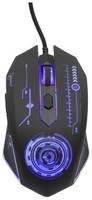 Мышь игровая Gembird MG-510, USB, 5 кнопок+колесо-кнопка, 3200 DPI, подсветка 3 цвета, кабель тканевый 1.75 м