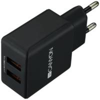 Сетевое зарядное устройство Canyon H-03, 2*USB, 5В-2.1A, Smart IC