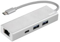 USB-концентратор HAMA Aluminium (00135757), разъемов: 3