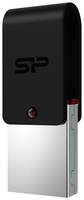 Флешка Silicon Power Mobile X31 16 ГБ, 1 шт., серебристый / черный