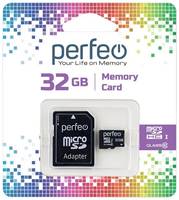 Perfeo Карта памяти Perfeo microSD 32GB High-Capacity (Class 10)