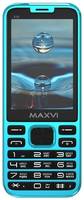 Телефон MAXVI X10, SIM+micro SIM, aqua blue