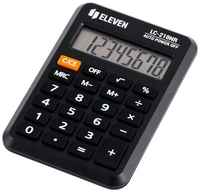 Eleven Калькулятор карманный LC-210NR, 8 разр, питание от батарейки, 64*98*12мм