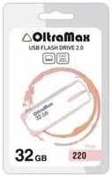 Флешка OltraMax 220 32 ГБ, 1 шт., розовый