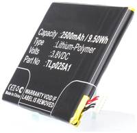 Аккумулятор iBatt iB-U1-M1258 2500mAh для Alcatel OT-7043K, OT-7044Y, OT-7043Y, One Touch POP 2 5.0, OT-7043A, OT-7043, OT-7043E