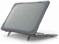 Защитный чехол для Apple MacBook Pro 15″ Retina A1398, G-Net Toughshell Hardcase, серый